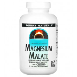   Source Naturals Magnesium Malate 3,750 mg (200 капс)