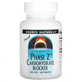   Source Naturals Phase 2 Carbohydrate Blocker 500 mg (60 табл)