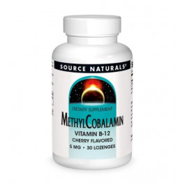   Source Naturals MethylCobalamin 5 mg (30 табл) - Вишня