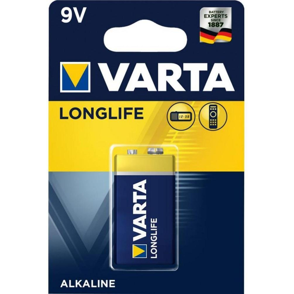 Varta Krona bat Alkaline 1шт LONGLIFE EXTRA (04122101411) - зображення 1