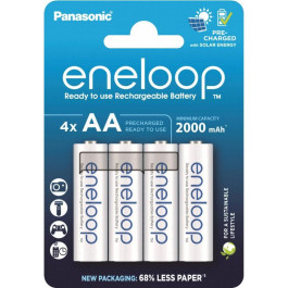   Panasonic AA Eneloop 2000mAh NI-MHx4 (BK-3MCDE/4CP)