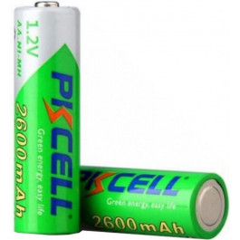   PKCELL AA 2600mAh NiMH 2шт Pre-charged Rechargeable (PC/AA2600-2BA)