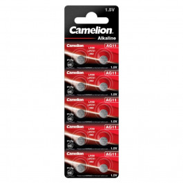   Camelion Батарейка AG11 / LR58 / LR721 / 362 Alkaline * 10  (AG11-BP10)