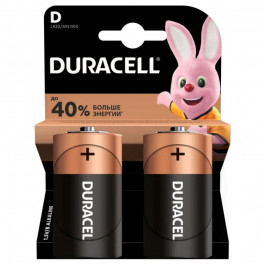   Duracell D bat Alkaline 2шт Basic 81483648