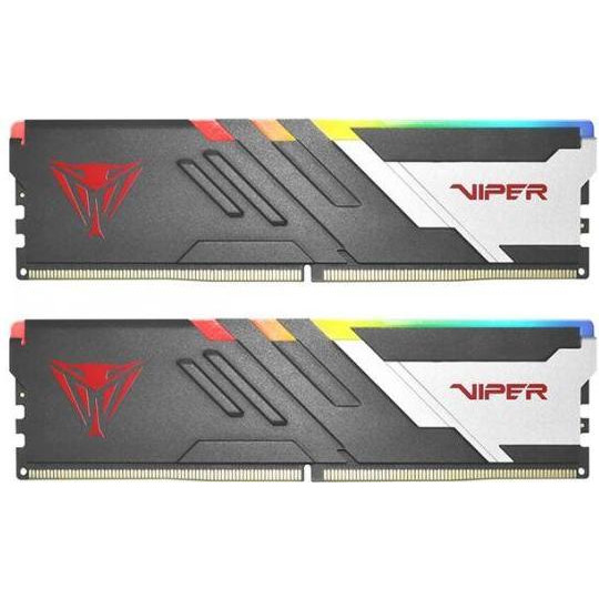 PATRIOT 32 GB (2x16GB) DDR5 6400 MHz Viper Venom RGB (PVVR532G640C32K) - зображення 1