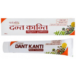   Patanjali Ayurved Зубна паста  Dant Kanti Натуральна 200 г (8904109450327)