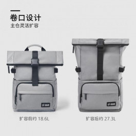   RunMi 90 Urban Roll Top Backpack / cold grey