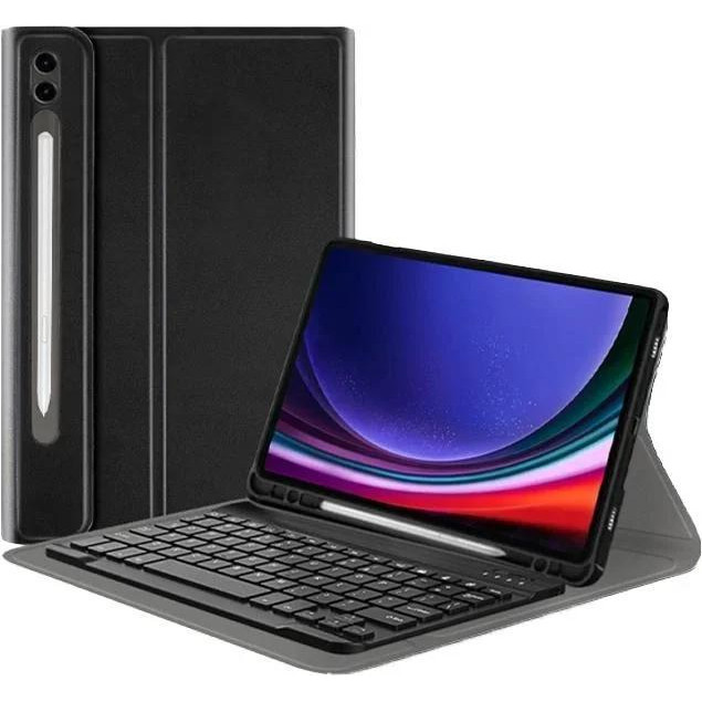 AIRON Premium Samsung Galaxy Tab S9 Plus 12.4'' 2023 + Bluetooth Keyboard (4822352781116) - зображення 1