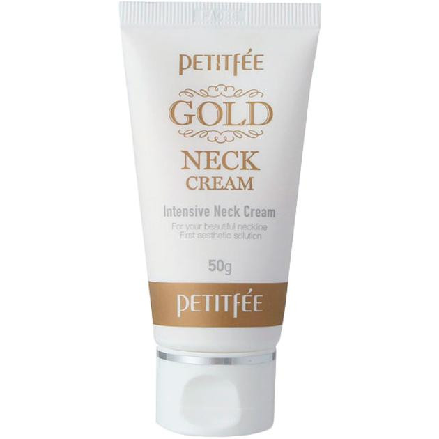 Petitfee Крем для шеи и декольте  Gold Neck Cream с золотом 50 г (8809422600568) - зображення 1