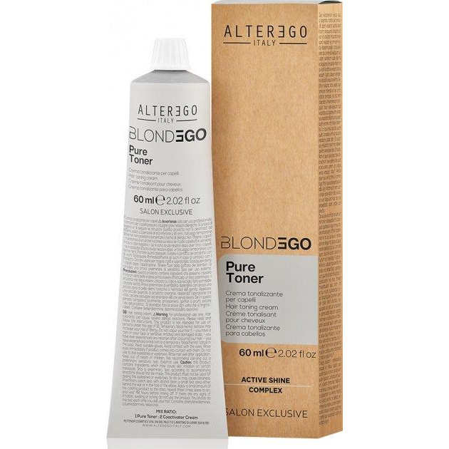 Alter Ego Тонувальна безаміачна фарба  BlondEgo Pure Toner White 60 мл (8008277320465) - зображення 1