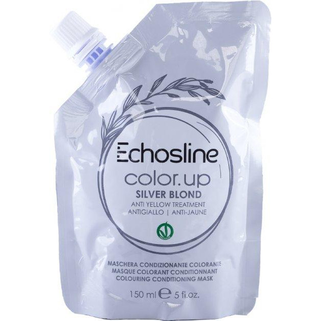 ECHOSLINE Тонуюча маска для волосся  Color Up Colouring Conditioning Mask Silver Blonde срібляста 150 мл (8008 - зображення 1