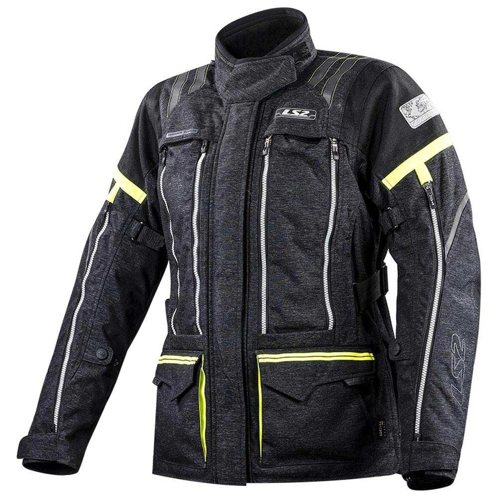 LS2 Мотокуртка женская LS2 Nevada Lady Jacket Black/Dark Grey (M (64010F0007M)) - зображення 1