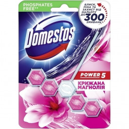   Domestos Блок для очищення унітазу  Power 5 Крижана магнолія 55г (8720182799449)