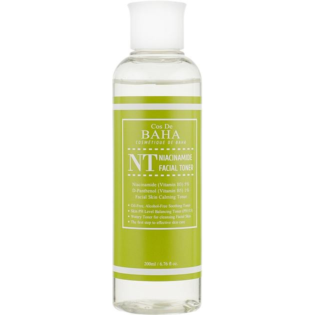 Cos De BAHA - NT Niacinamide Facial Toner - Тонер з ніацинамідом - 200ml - зображення 1