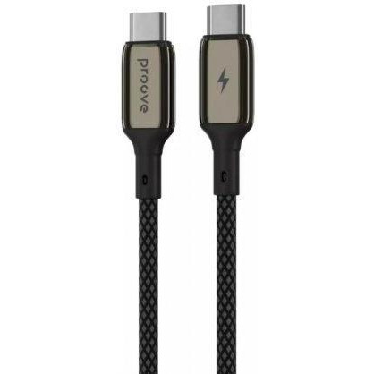 Proove Cable USB-C to USB-C Dense Metal 60w 1m Black (CCDM60002201) - зображення 1