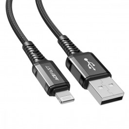   Acefast C1-02 USB-A to Lightning 1.2m Black (AFC1-02B)