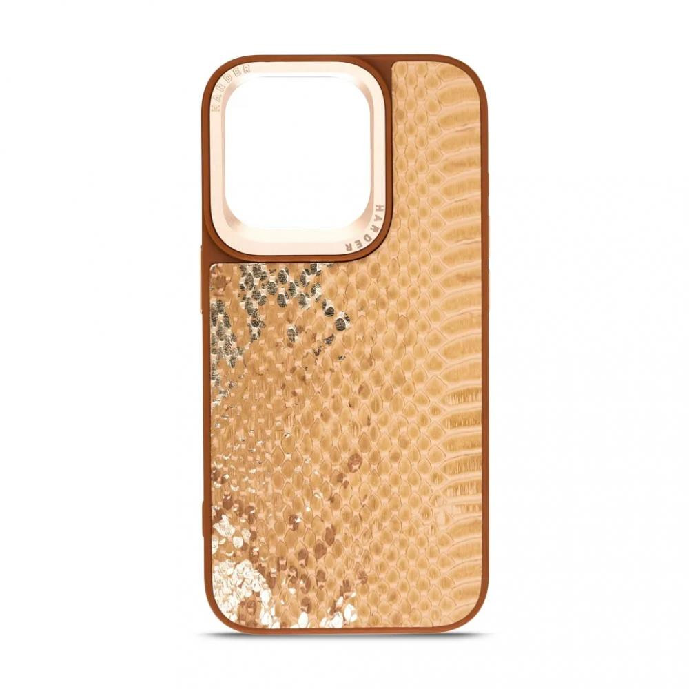 Harder Snake Pattern для Apple iPhone 15 Pro Beige (ARM76794) - зображення 1