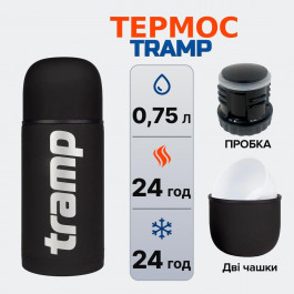   Tramp Soft Touch 0.75л UTRC-108-black