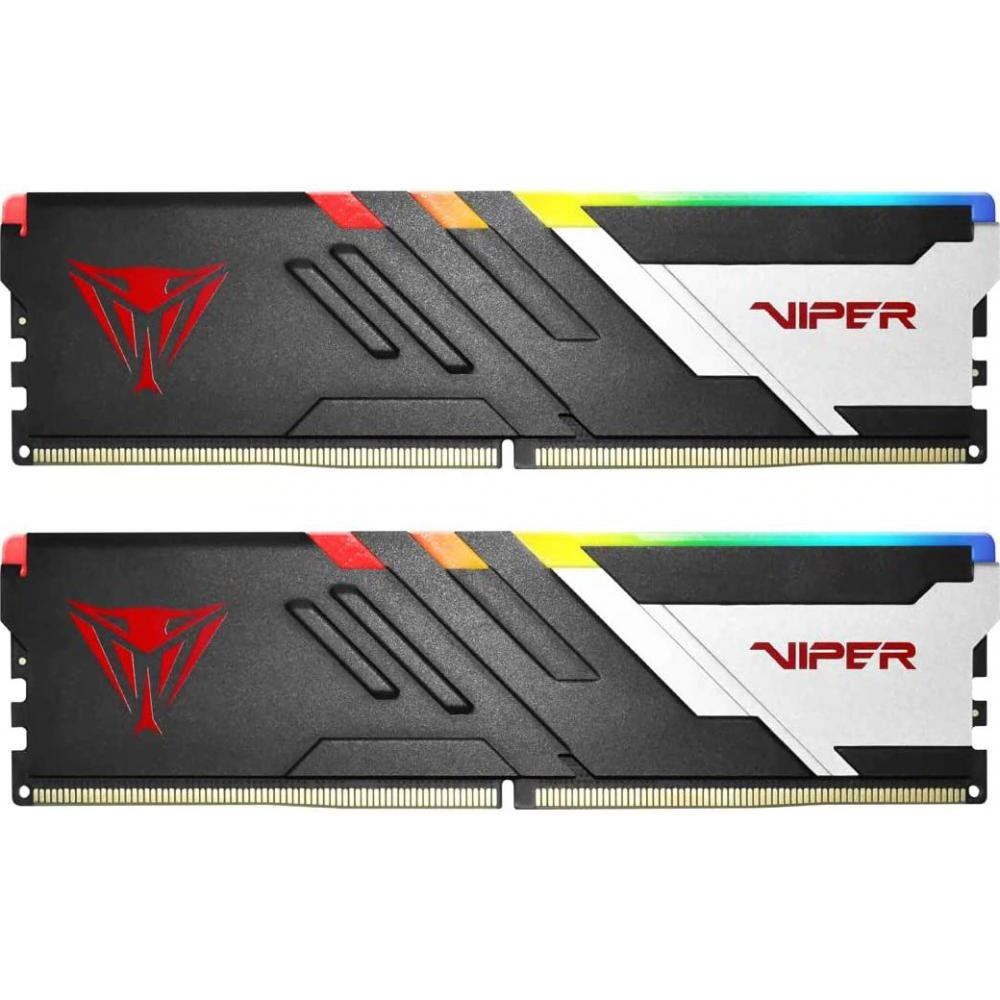 PATRIOT 32 GB (2x16GB) DDR5 6000 MHz Viper Venom RGB (PVVR532G600C30K) - зображення 1