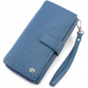 ST Leather Большой кожаный кошелек с блоком для карт  (16503) (ST228 Light blue) - зображення 1