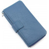 ST Leather Большой кожаный кошелек с блоком для карт  (16503) (ST228 Light blue) - зображення 7