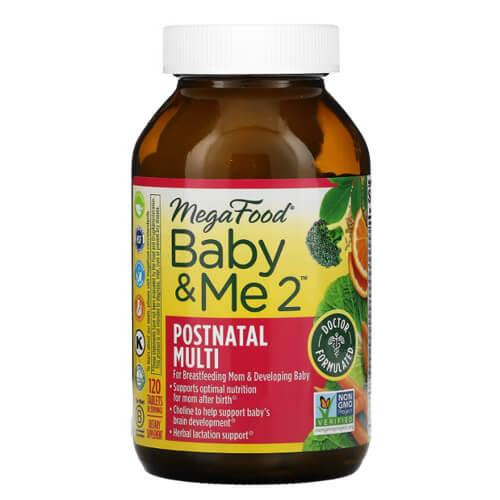 MegaFood Baby & Me Postnatal Multi 120 таб - зображення 1