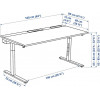 IKEA MITTZON 160х80 (895.291.06) - зображення 2