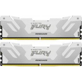   Kingston FURY 64 GB (2x32GB) DDR5 6000 MHz Renegade White/Silver (KF560C32RWK2-64)