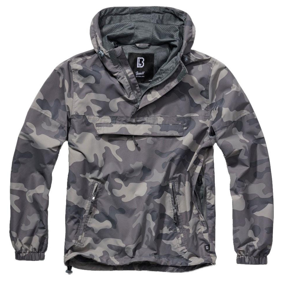 Brandit Куртка  Summer Windbreaker - Grey Camo XL - зображення 1