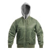 Brandit Куртка  MA1 Sweat Hooded Jacket - Olive/Grey L - зображення 1