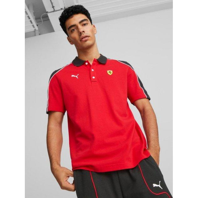 PUMA Поло чоловіче  Ferrari Race Polo 53816902 S Rosso Corsa (4065453100772) - зображення 1