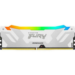   Kingston FURY 16 GB DDR5 8000 MHz Renegade RGB White/Silver (KF580C38RWA-16)