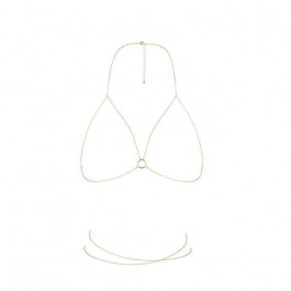   Bijoux Indiscrets Украшение-портупея Bijoux Indiscrets Magnifique Bra Chain - Gold (SO2656)