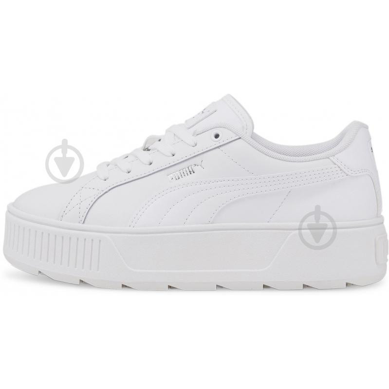 PUMA Жіночі кеди низькі  Karmen L 38461501 41 (7.5) 26.5 см White-white-silver (4064536350820) - зображення 1