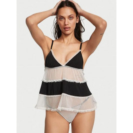   Victoria's Secret Еротичний комплект (пеньюар + трусики-стрінги)  520973867 S Чорний (1159789150)