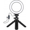 Puluz Ring USB LED lamp 4.7" + tripod 12 см (PKT3058B) - зображення 1