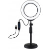 Puluz Ring USB LED lamp 6.2" + table mount 18-28 см (PU392) - зображення 1