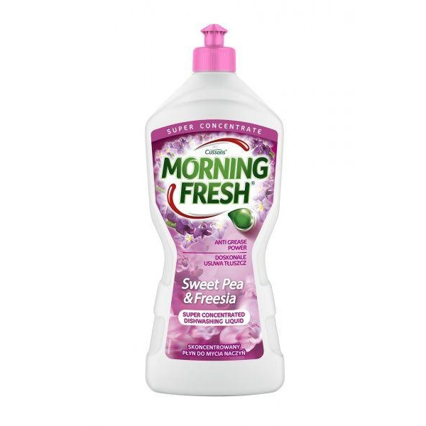 Morning Fresh Засіб для миття посуду  Sweet Pea & Freesia 900 мл (5000101509773) - зображення 1