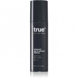   true men skin care Hydrating day cream зволожуючий денний крем SPF 15 50 мл