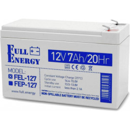   Full Energy 12V 7AH GEL (FEL-127)