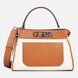   GUESS Женская сумка  Uptown Chic Turnlock Satchel HWHG7301050-COG Коньячная (800070165474)