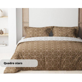   ТЕП Комплект постільної білизни  Happy Sleep Quadro Stars полуторний коричневий (2-03794_24953)