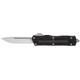   Microtech Scarab II Gen III Drop Point Stonewash Black (1278-10)