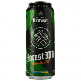   Volynski Browar Пиво  Forest Ipa, світле, нефільтроване, 5,7%, з/б, 0,5 л (4820183001450)