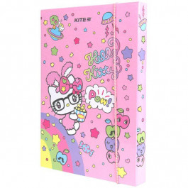   Kite Картонна папка для зошитів  Hello Kitty В5 на гумці (HK23-210)