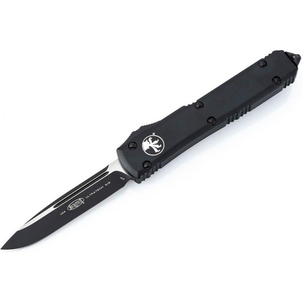 Microtech Ultrataech Drop Point Black Blade Tactical (121-1T) - зображення 1