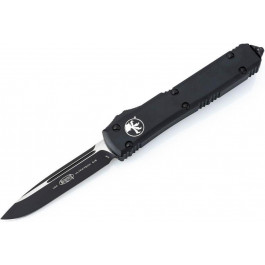   Microtech Ultrataech Drop Point Black Blade Tactical (121-1T)