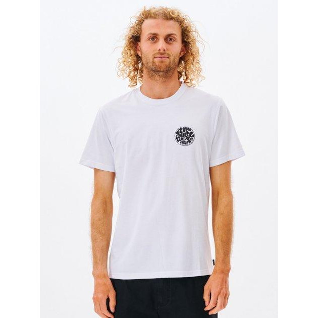 Rip Curl Футболка  Wetsuit Icon Tee CTEST9-1000 S Біла (9353970672960) - зображення 1