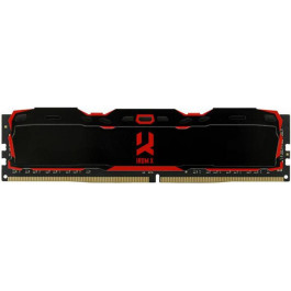   GOODRAM 16 GB DDR4 3200 MHz Iridium X Black (IR-XL3200D464L16S/16G)