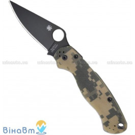   Spyderco Para-Military 2 Black Blade Camo (C81GPCMOBK)